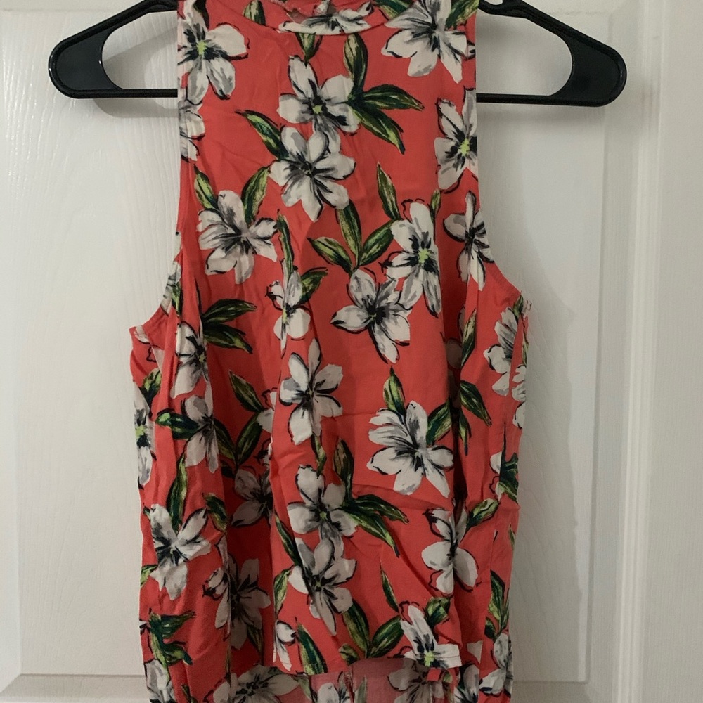 Floral print tank top